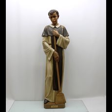 42" Wood Carved St. Martin de Porres SKU C098-062